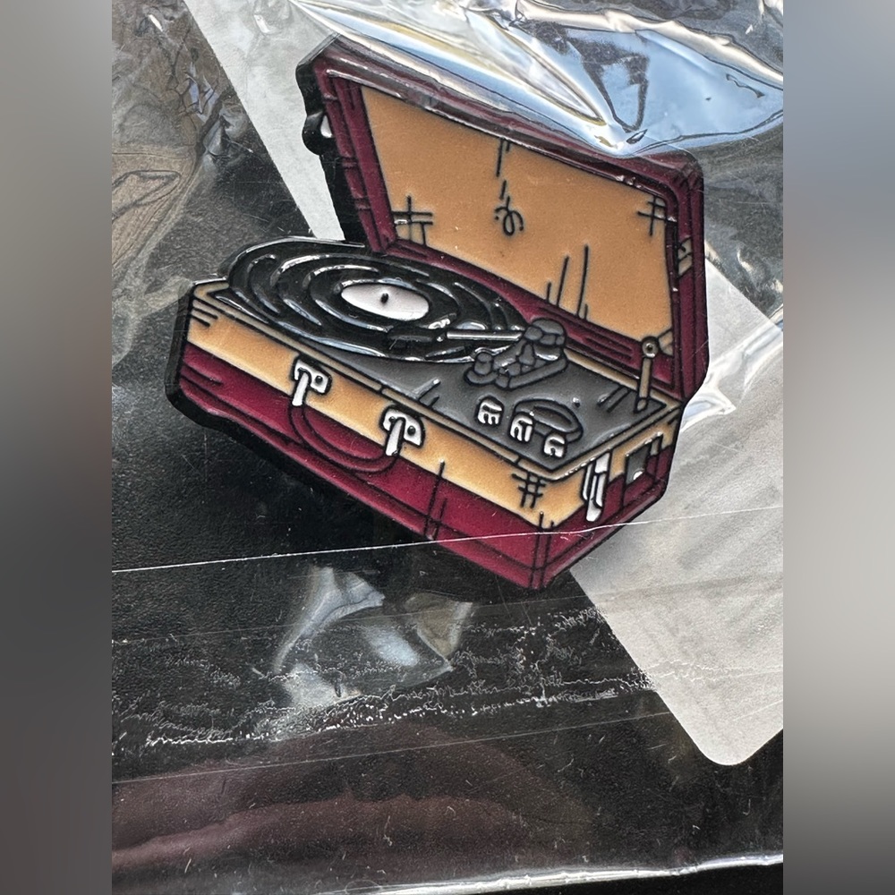 Vintage Record Player Pin